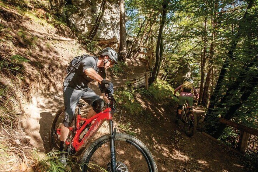 Two hours guided E-Bike Tour - Arzler Alm Single Trail