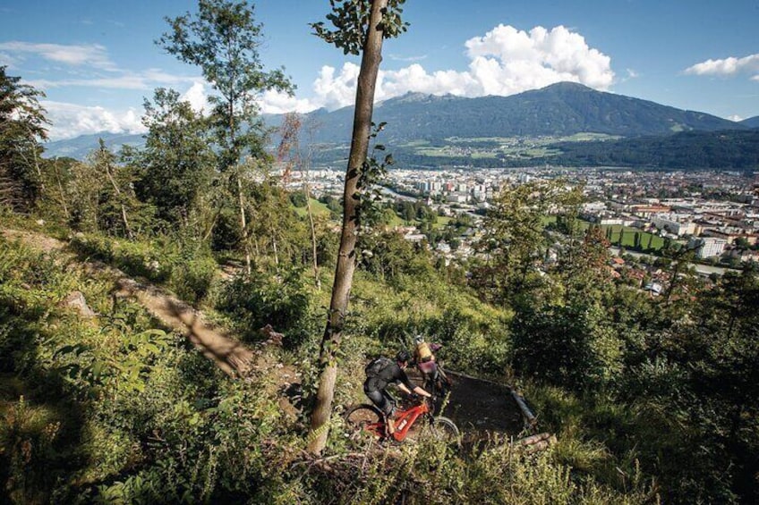 Two hours guided E-Bike Tour - Arzler Alm Single Trail