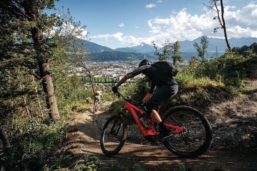 Two hours guided E-Bike Tour - Arzler Alm Single Trail