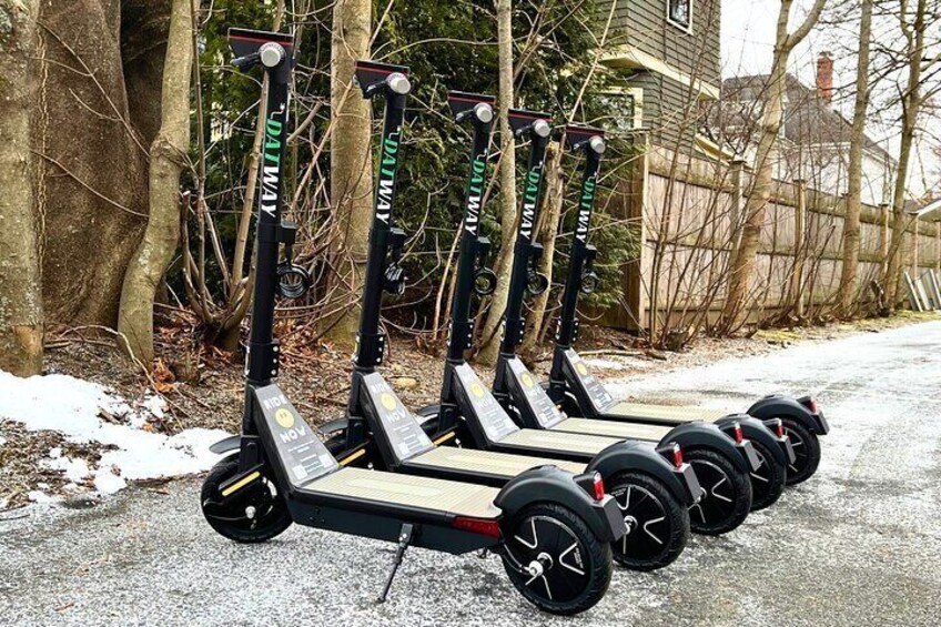 E-Scooter in Greater Boston Self Guided Private Tours