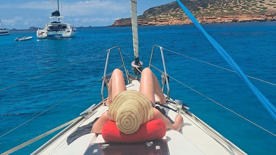 Ibiza: Sailing Day Trip, only up to 7 guests