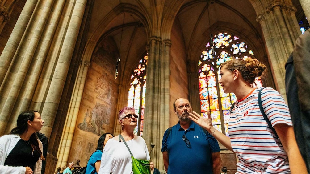 Prague Castle Interiors, Bus Tour and Vltava River Cruise