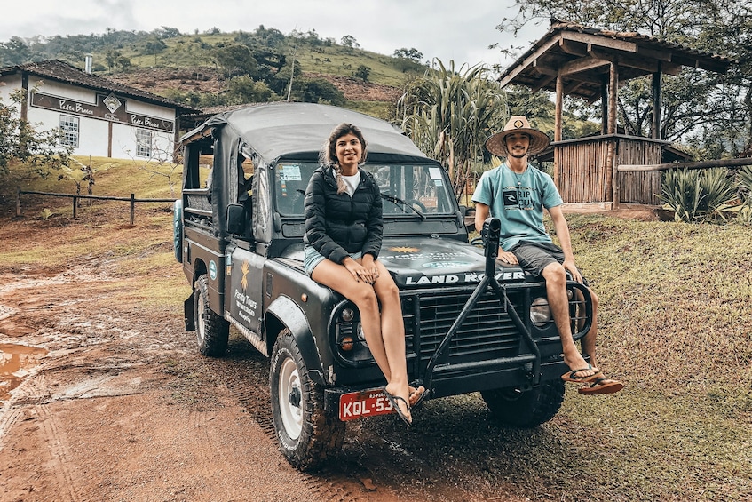 Picture 1 for Activity Paraty: Jungle Waterfalls and Cachaça Distillery Jeep Tour