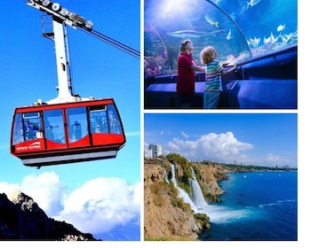 Antalya: City Tour with Aquarium, Old Town & Waterfalls