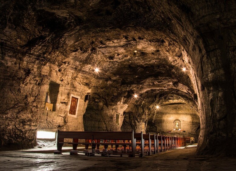 Picture 1 for Activity From Bogotá: Salt Cathedral and Lake Guatavita Day Tour