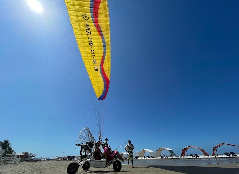 Picture 12 for Activity Cartagena: Paratriking Flight from the Beach