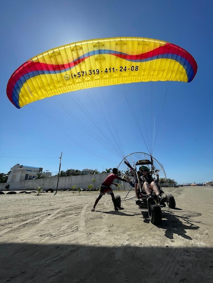 Picture 14 for Activity Cartagena: Paratriking Flight from the Beach