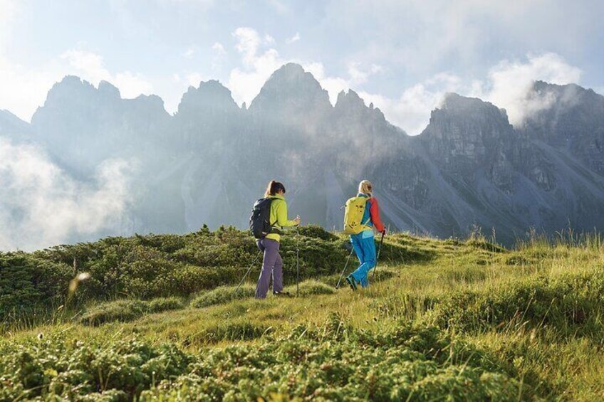 A Guided Hike in The Austrian Dolomites