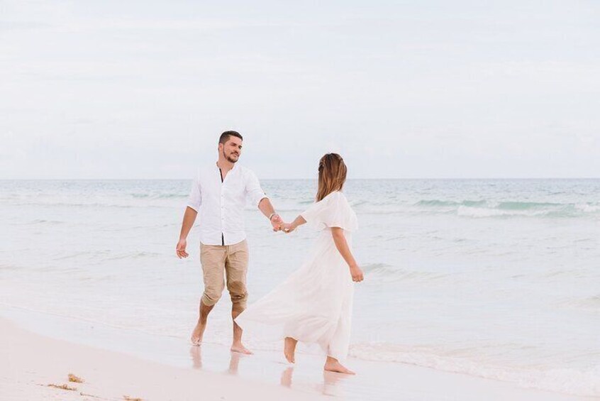 Private Professional Vacation Photoshoot in Watercolor Beach