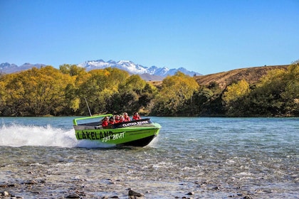 Wanaka : Promenade en jet boat sur la rivière Clutha