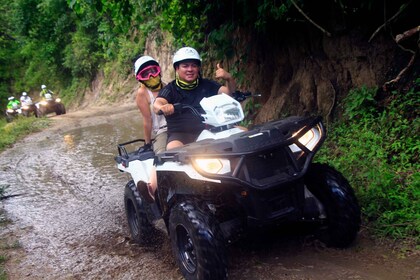 Riviera Nayarit: quad bike Tour Double Rider (Driver and Minor)