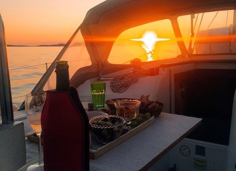 Picture 4 for Activity Ibiza: Sunset boat trip with gourmet appetizers & champagne