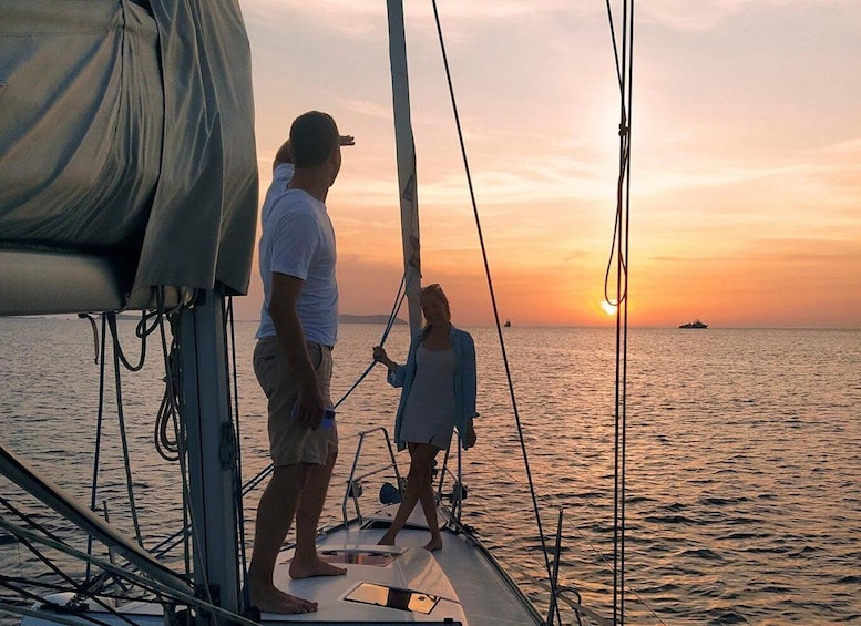 Picture 1 for Activity Ibiza: Sunset boat trip with gourmet appetizers & champagne