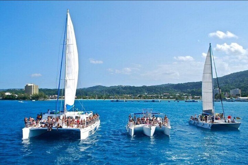 Party Catamaran and Snorkeling Tour in Montego Bay 