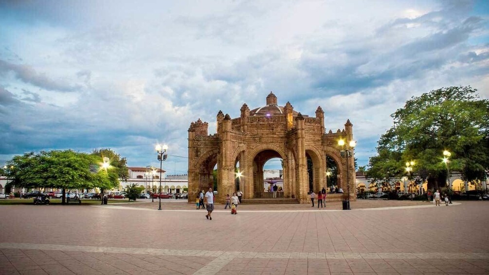 Evening at Chiapa de Corzo, City in Mexico