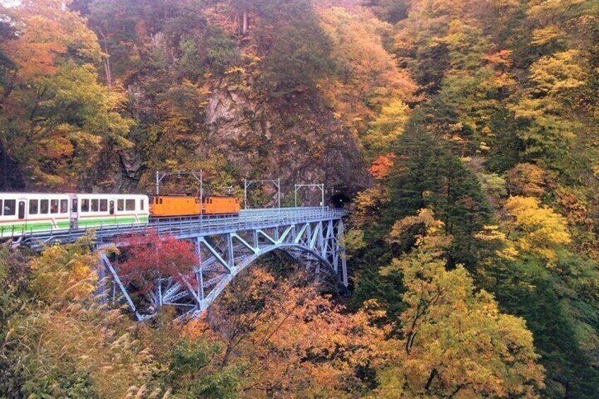 Full Day Tour to Kurobe Gorge and Unazuki Onsen from Kanazawa