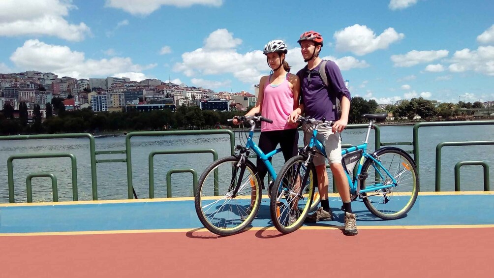 Picture 2 for Activity Istanbul: Eurasia Bike & Boat Half-Day Tour