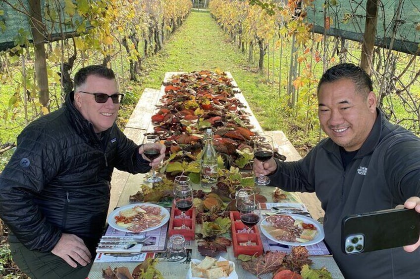Tasting in a Tuscan Vineyard with transfer from Pisa