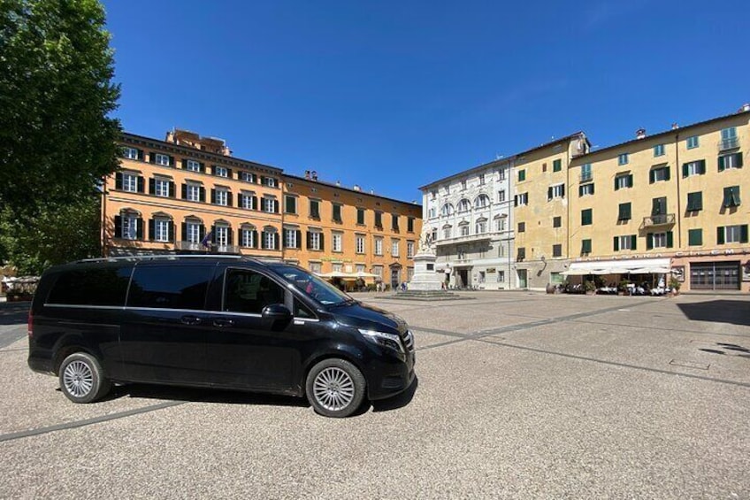 Lucca City Tour and Pisa Tower with WineTasting from Livorno Port