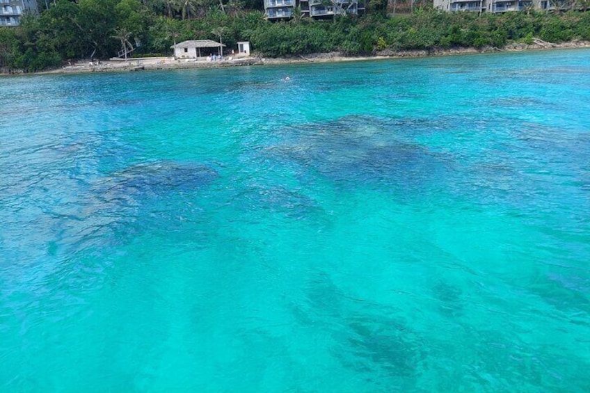 blue water snorkel and swim