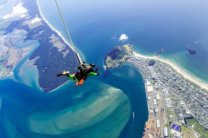 Picture 1 for Activity From Tauranga: Skydive over Mount Maunganui