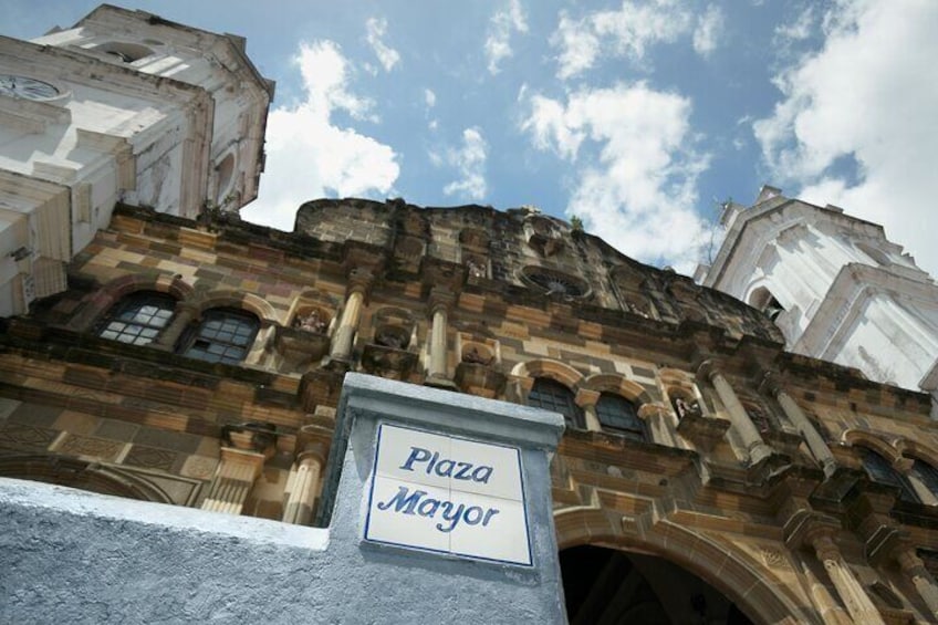 Panama Cathedral, Plaza Mayor, Casco Antiguo, Panama.