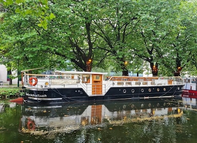 Dublin: Grand Canal-cruise med middag