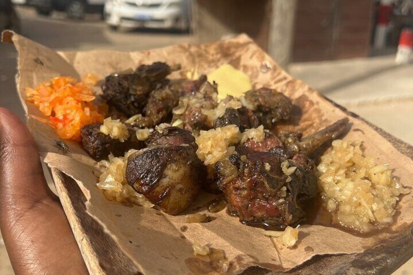 Incredibly Tender Lamb Dibi from the Best Place in Dakar