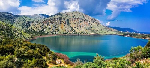 Rethymnon: Danau Kournas, Argyroupolis, dan Tur Minyak Zaitun