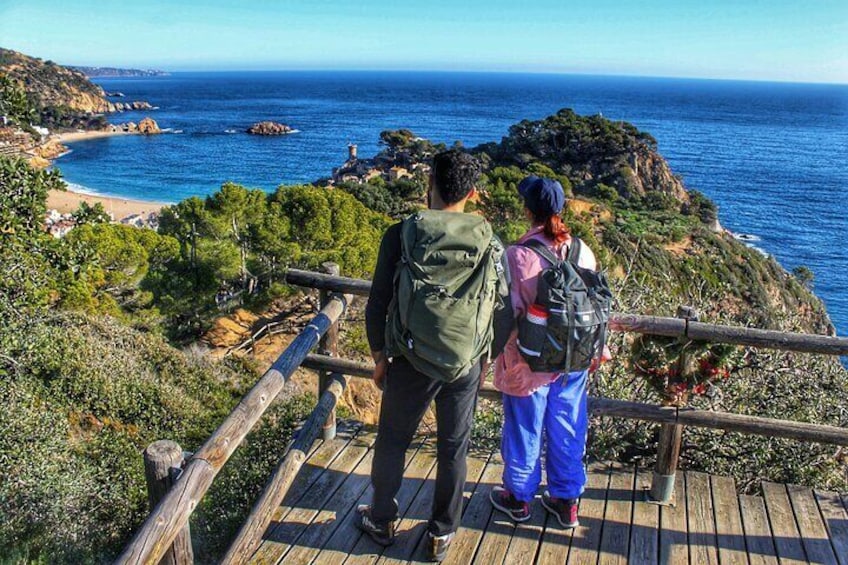 La Paciencia viewpoint near Tossa de Mar.