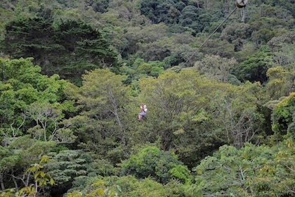 Zipline tour on the central valley of Costa Rica