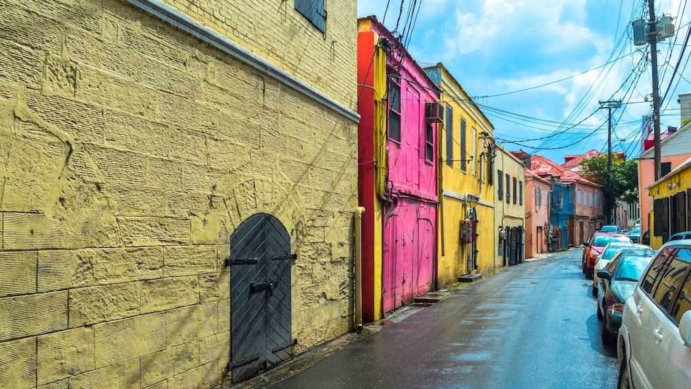 Alley way on in St.Thomas and St. John, US Virgin Islands