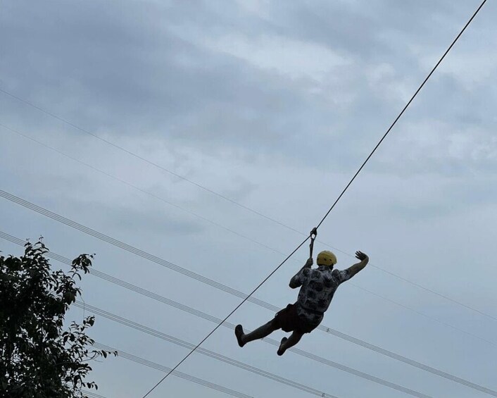 Picture 5 for Activity Phuket: Monkey Cave, Water Rafting, Zipline with ATV Option