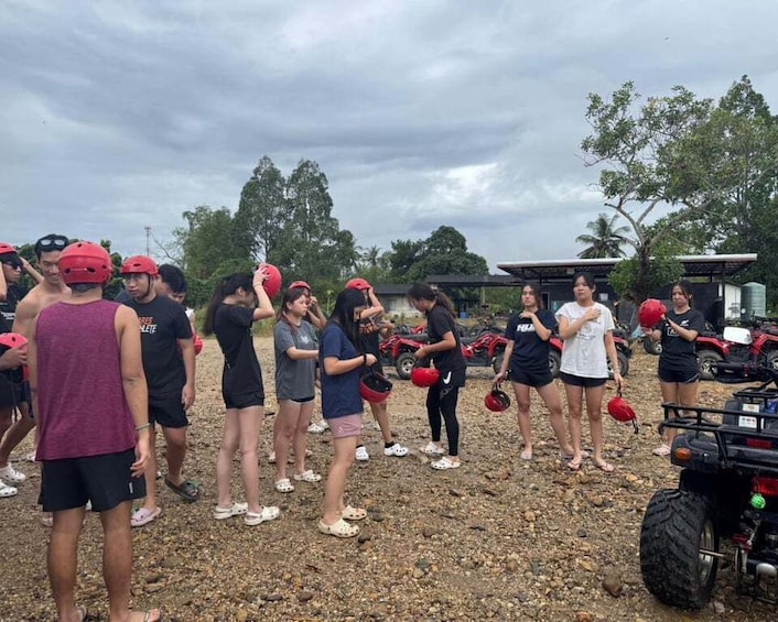 Picture 10 for Activity Phuket: Monkey Cave, Water Rafting, Zipline with ATV Option