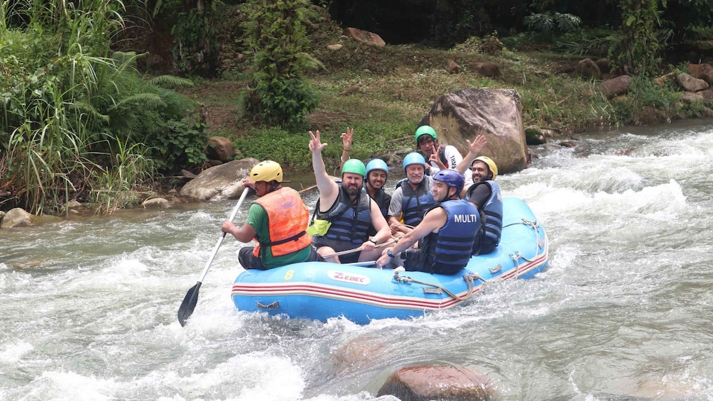 Picture 7 for Activity Phuket: Monkey Cave, Water Rafting, Zipline with ATV Option