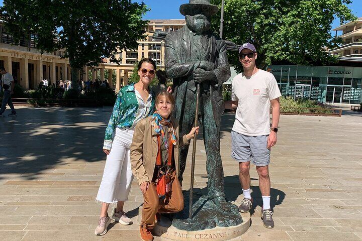 American visitors with Paul Cezanne and I!