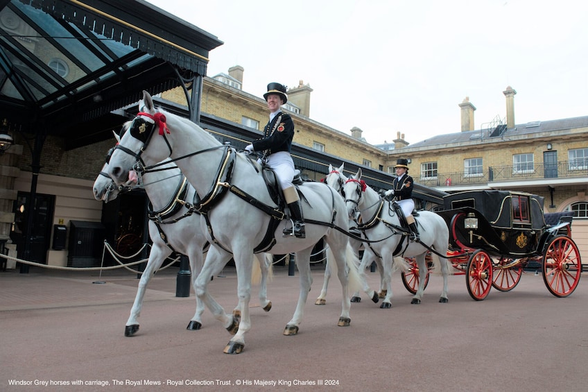 Buckingham Palace or Royal Mews Entry with London Walking Tour