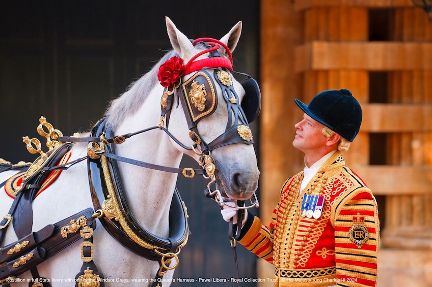 Buckingham Palace or Royal Mews Entry with London Walking Tour