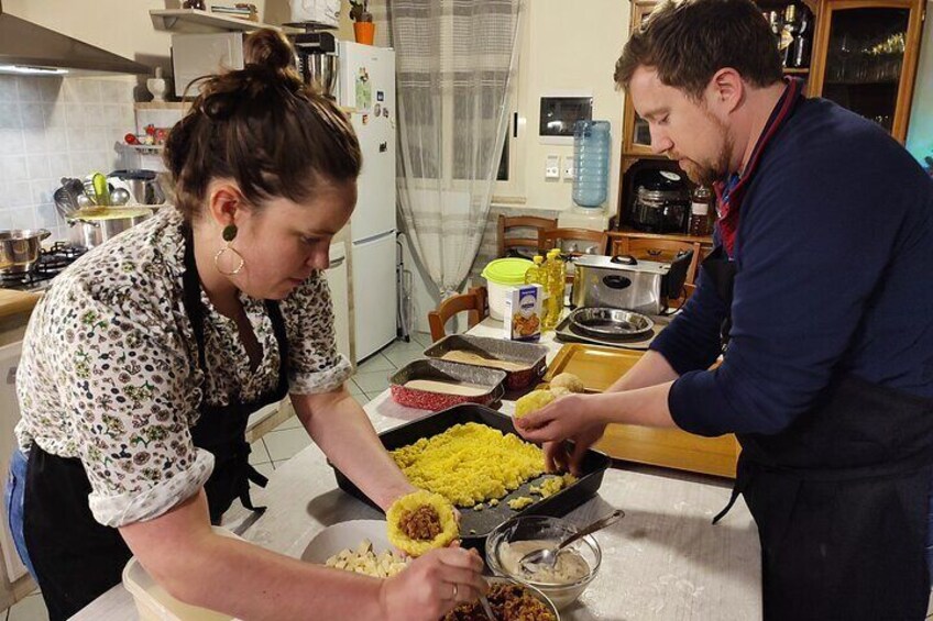 Sicilian Arancina and Street Food Cooking Class
