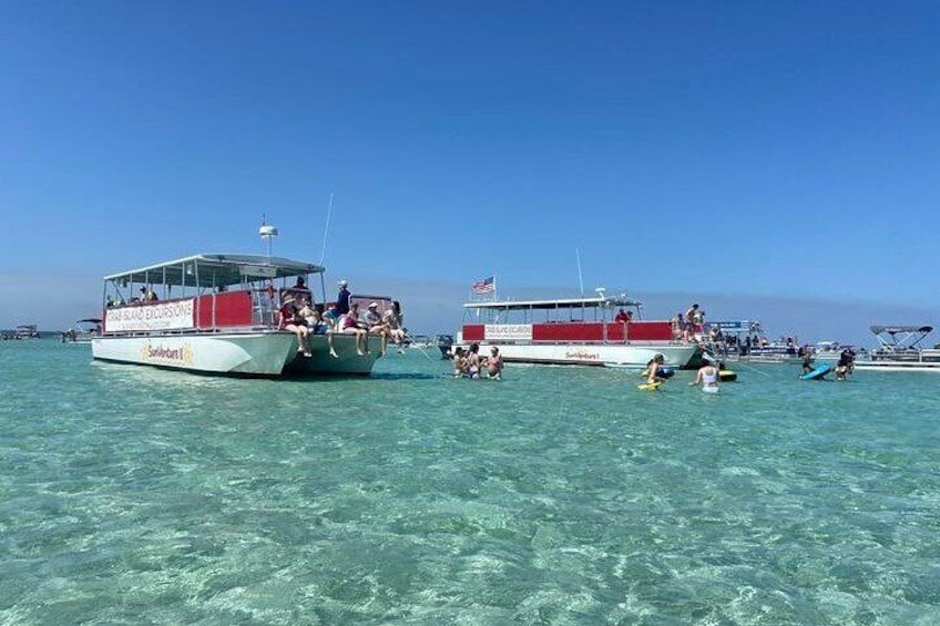 SunVenture I and SunVenture II at Crab Island in Destin, FL