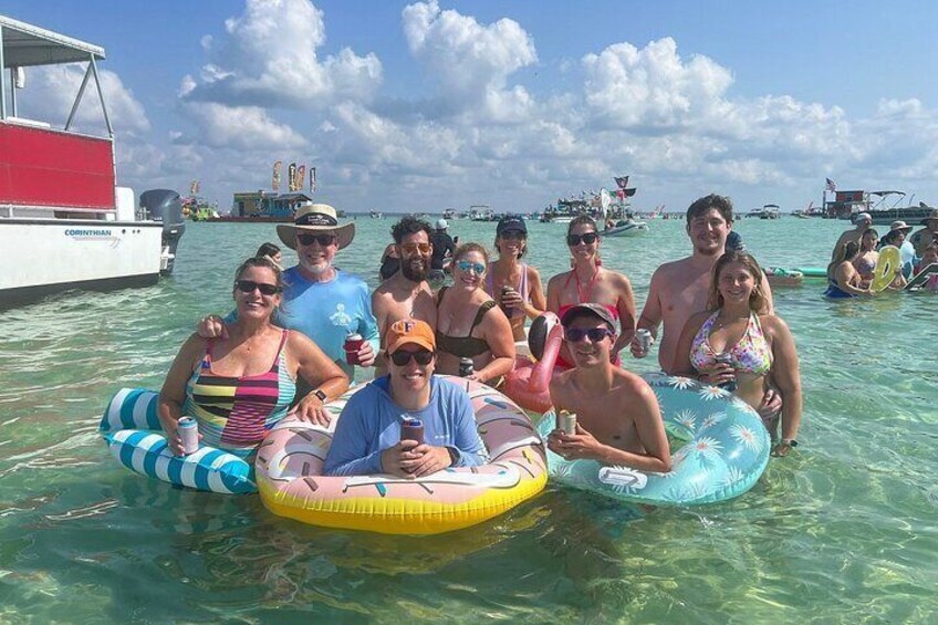 Family at Crab Island with SunVenture