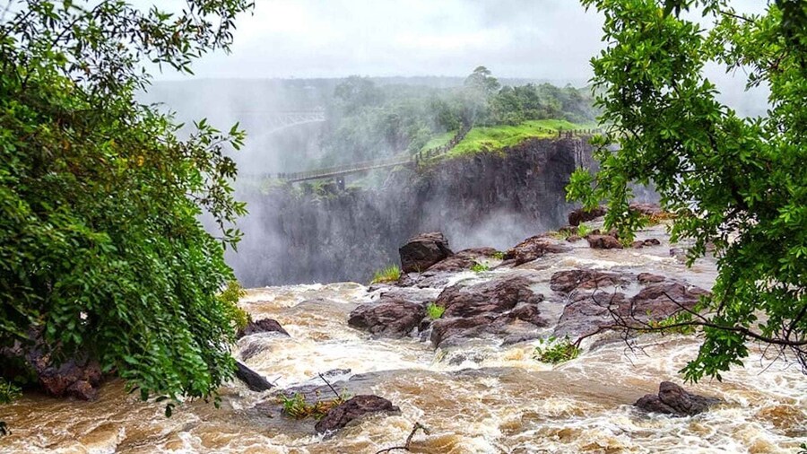 From Livingstone: Victoria Falls Guided Half-Day Tour