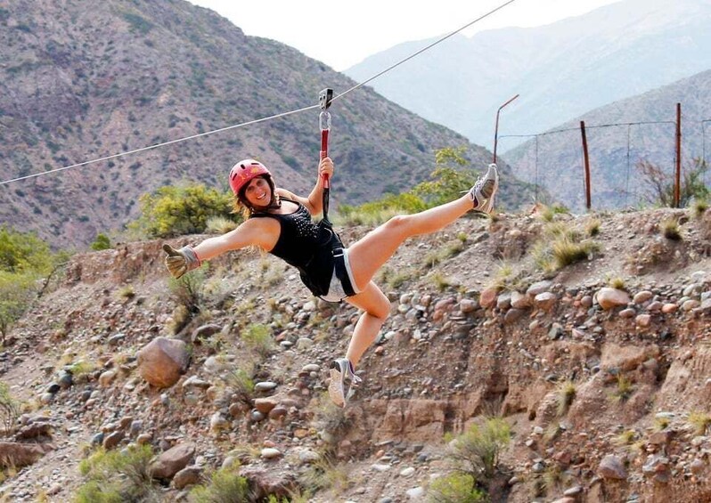 Picture 1 for Activity Mendoza: River Rafting & Canopy in the Andes Mountain Range