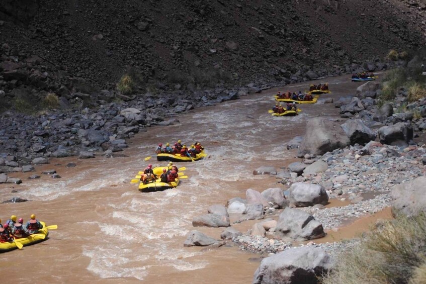 Picture 3 for Activity Mendoza: River Rafting & Canopy in the Andes Mountain Range