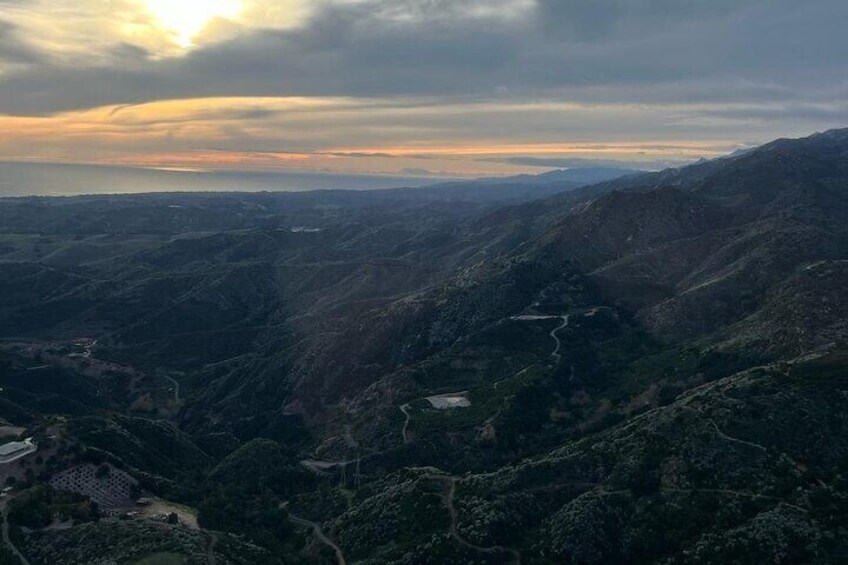 Private Mountain and City Helicopter Flight Santa Barbara