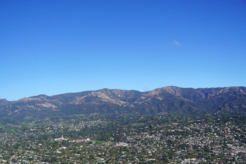 Private Mountain and City Helicopter Flight Santa Barbara 