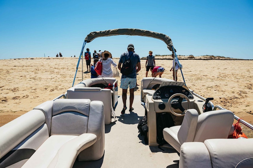 Picture 8 for Activity Faro: Deserta Island and Farol Island Catamaran Boat Trip