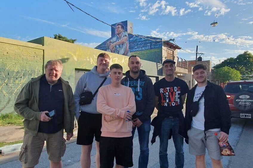 The Messi quarter , a pilgrimage site for many fans.