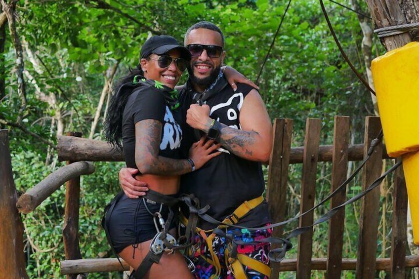 Zipline, cenote, horseback riding and lunch adventure