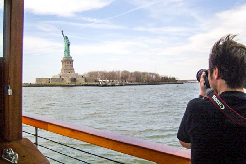 Picture 1 for Activity Manhattan: Statue and Skyline Cruise Aboard a Luxury Yacht